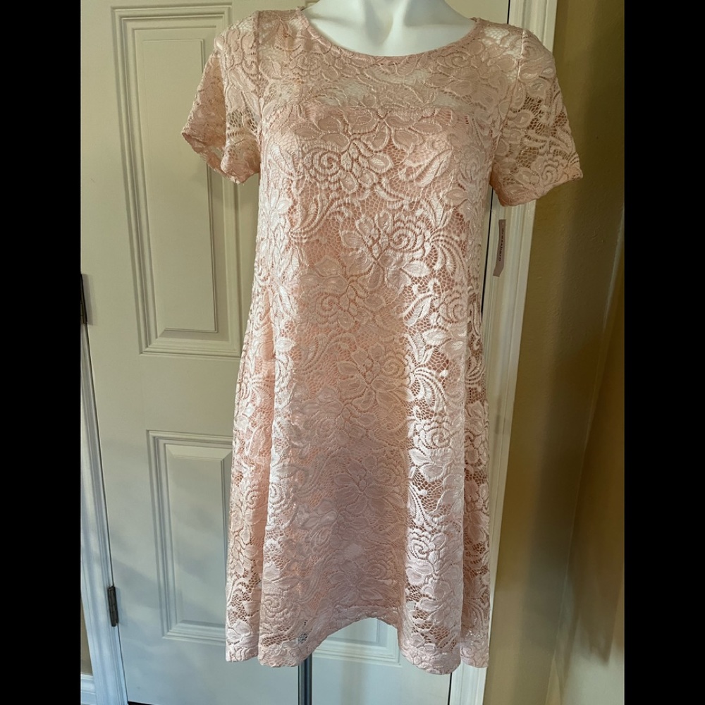beautiful brand new lace dress under lining